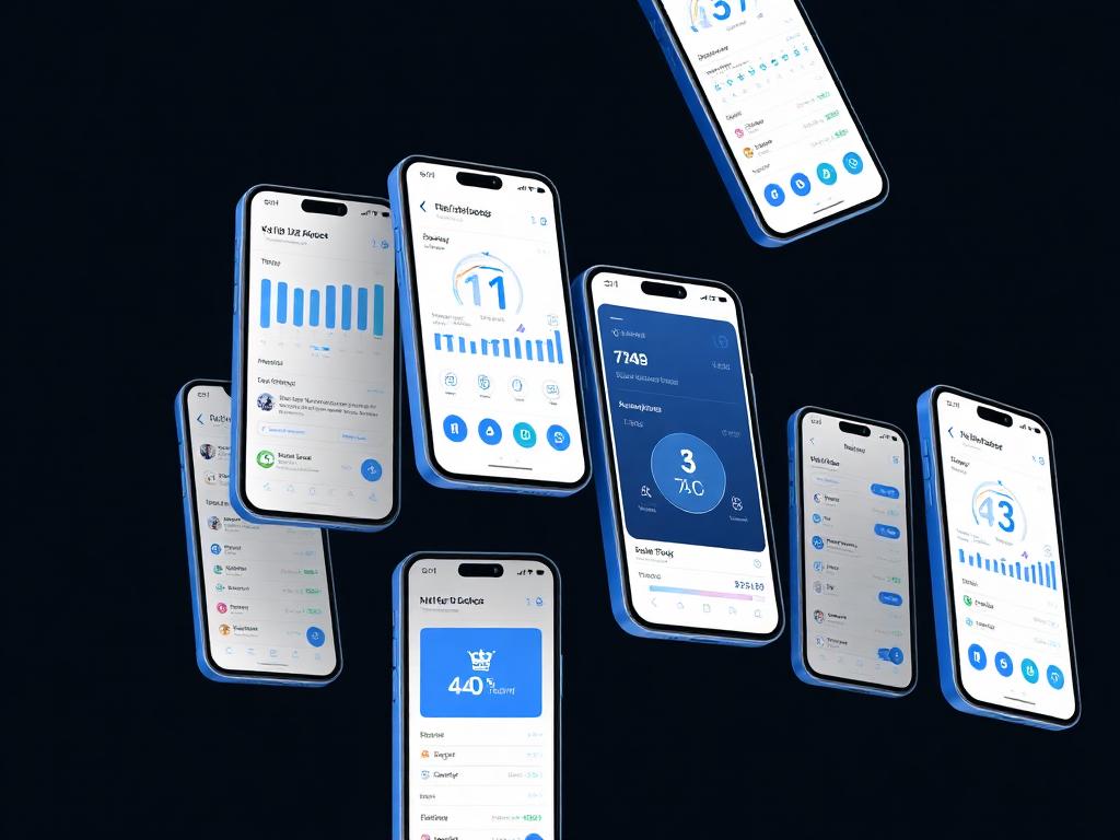 Fintech mobile app — product design project preview
