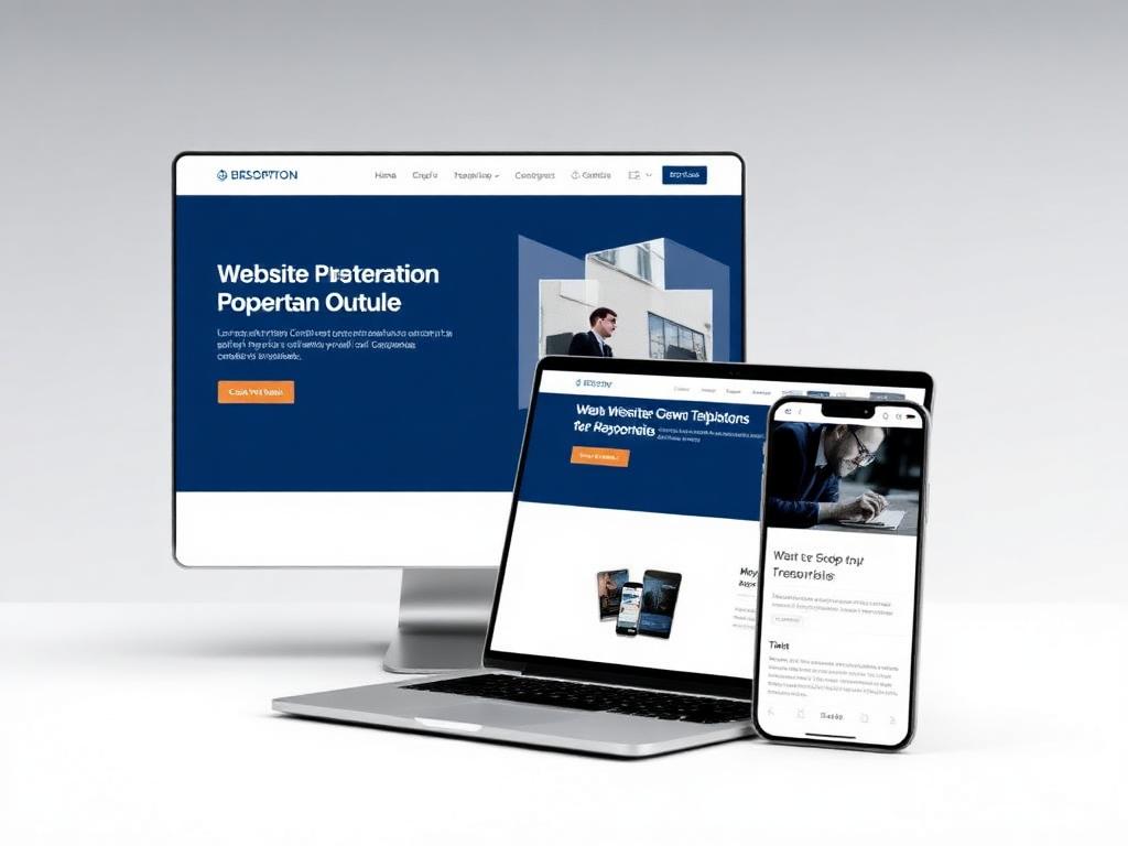 Logistics company — corporate website project preview